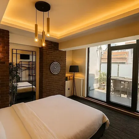 Guestport No 5 Luxury Suite, Galata Tower View, Terrace 公寓 *