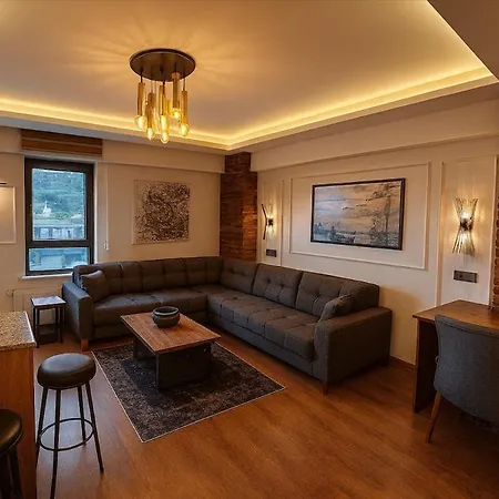 Guestport No 5 Luxury Suite, Galata Tower View, Terrace דירה איסטמבול