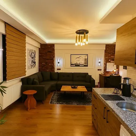 Guestport No 5 Luxury Suite, Galata Tower View, Terrace דירה איסטמבול