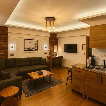 דירה Guestport No 5 Luxury Suite, Galata Tower View, Terrace איסטמבול