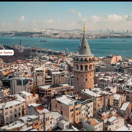 Guestport No 5 Luxury Suite, Galata Tower View, Terrace 公寓 *